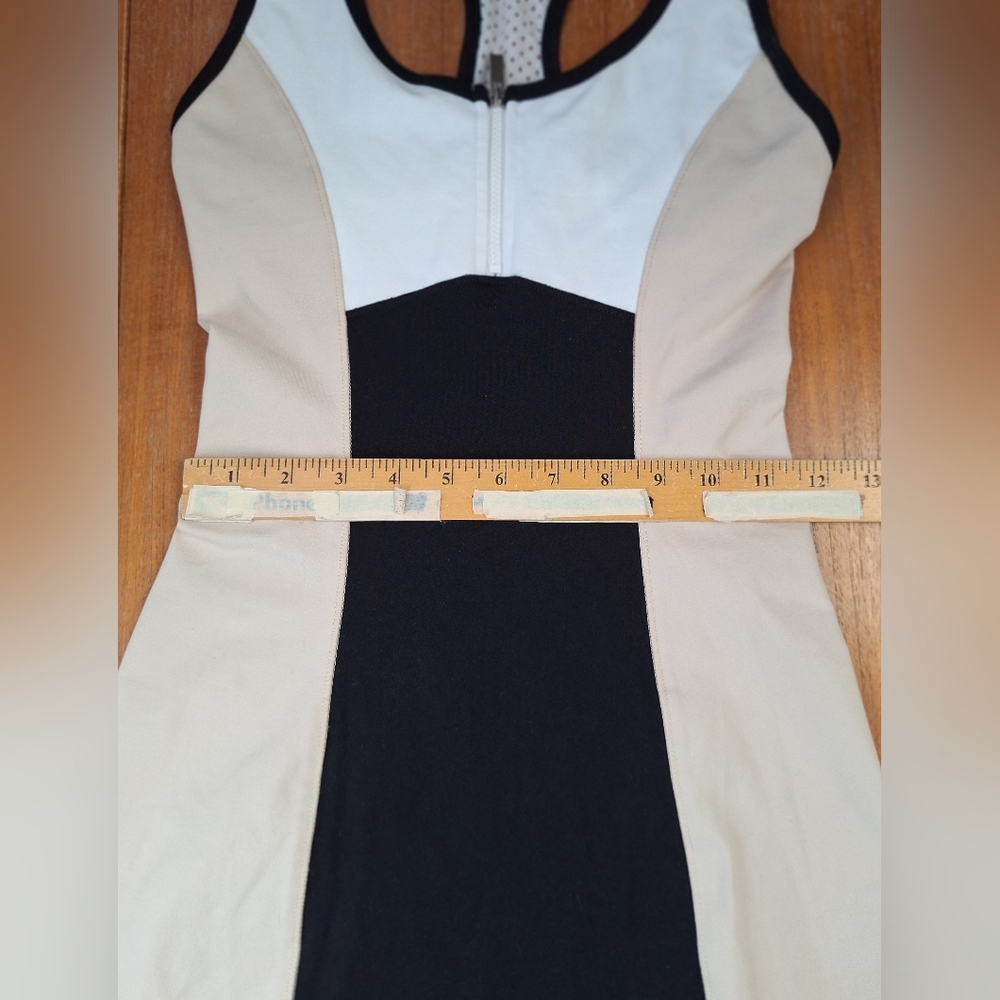 bebe Y2K Athletic Dress Retro Sporty Racerback Colorblock Nylon Tennis Active XS - Picture 11 of 13